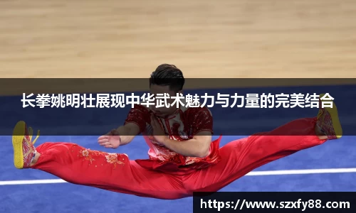 长拳姚明壮展现中华武术魅力与力量的完美结合